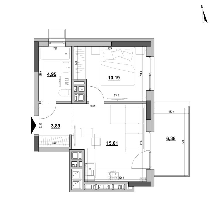 Apartment layout