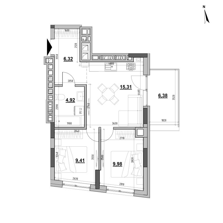 Apartment layout